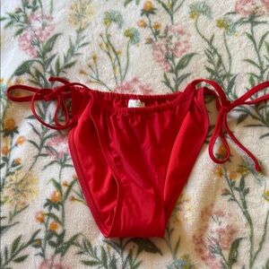 Wild Fable Vibrant Red Bikini Bottom